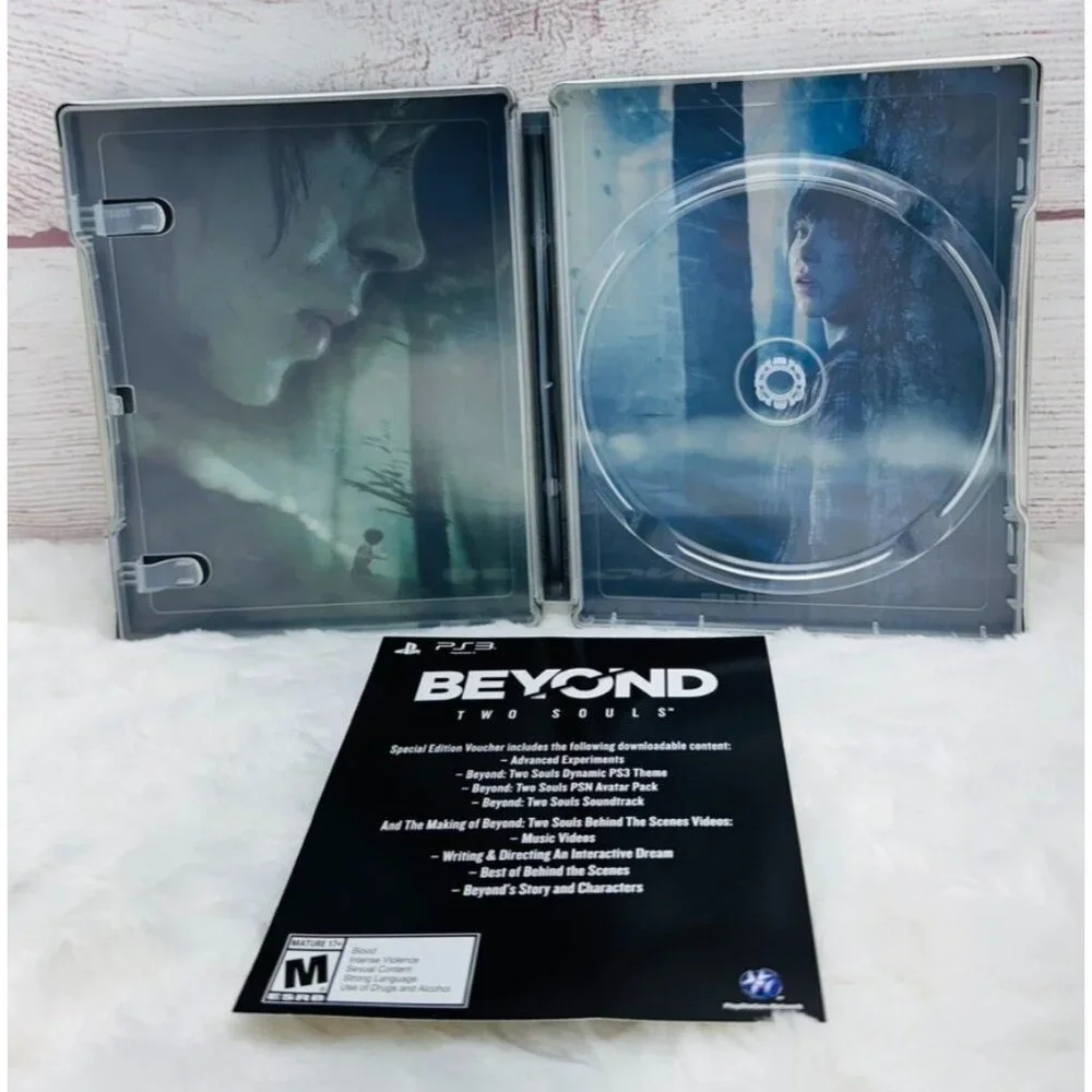 Beyond: Two Souls (PS3 PlayStation 3, 2013) Steelbook Edition NO DISC - USED